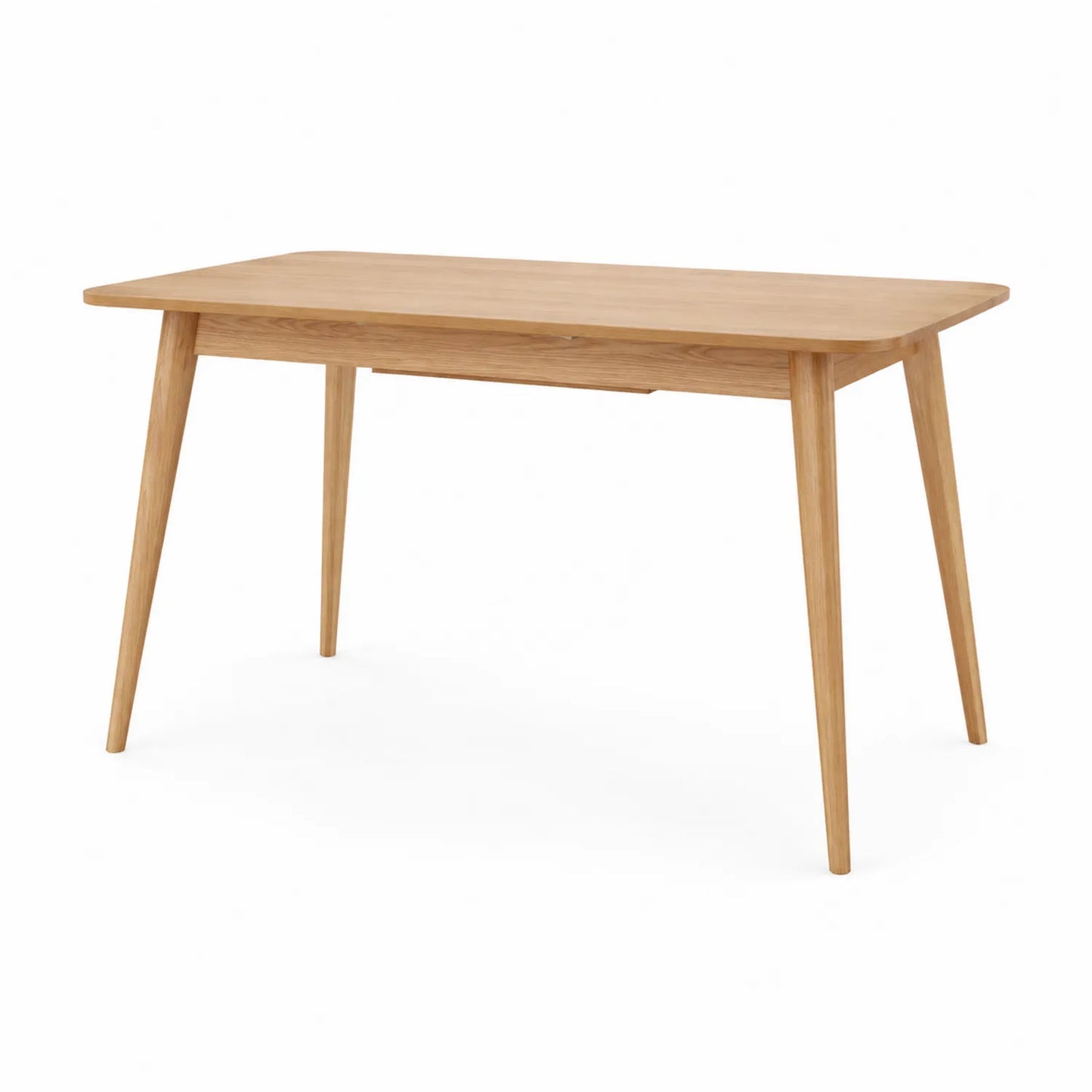 Mesa de comedor de madera maciza de roble 120x80x75 cm