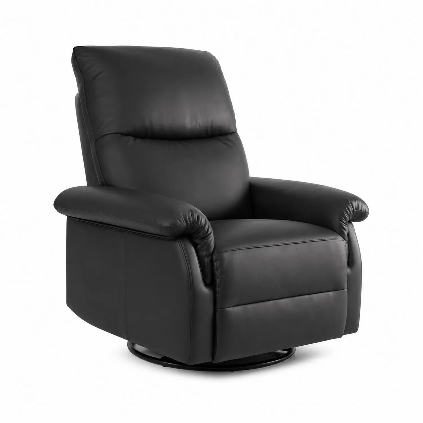 Sillón reclinable de piel sintética con giro de 360° 95 cm x 80 cm x 100 cm