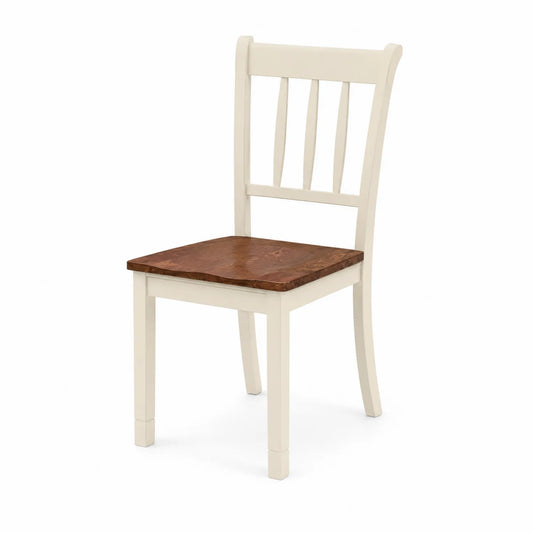 Silla de Madera de Pino y Roble 90x45x50 cm
