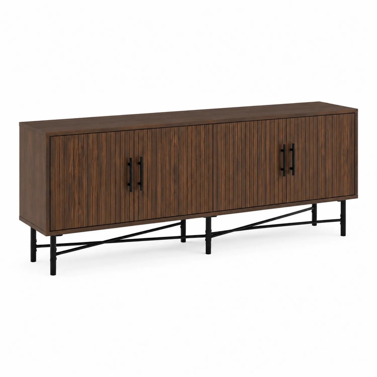 Mueble de TV de Madera y Metal 180 cm
