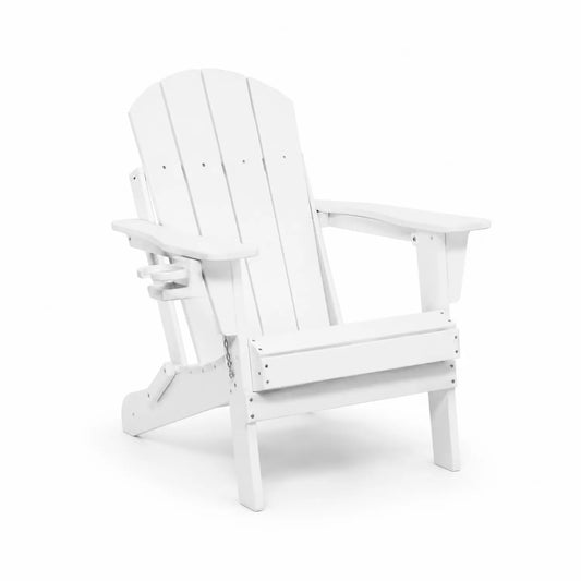Silla Adirondack de Plástico HDPE Blanca